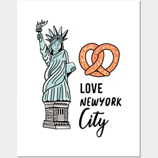 Love New York City Doodle Posters and Art